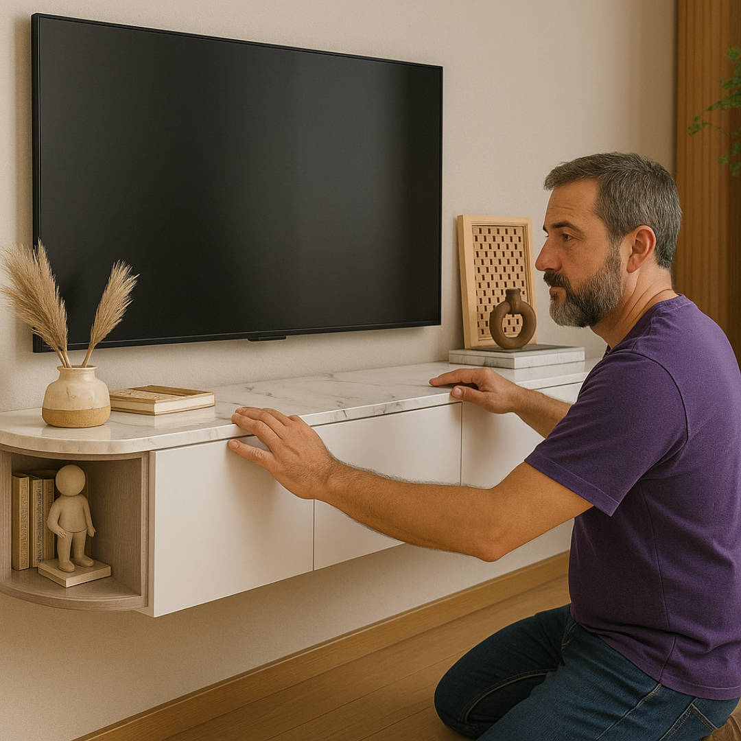 Instalación de Rack Flotante para TV