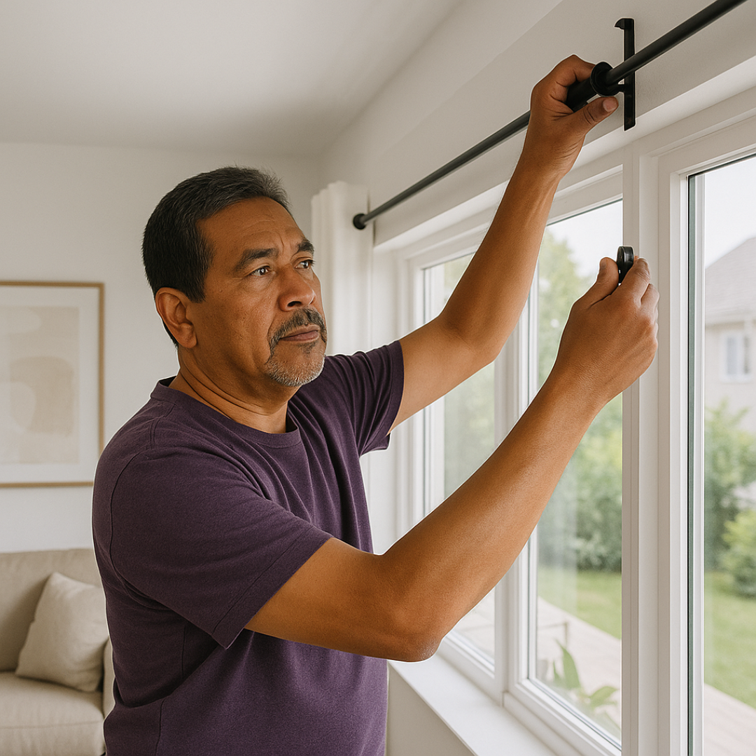 Instalación de Barra para Cortinas Instalación de Barra para Cortinas