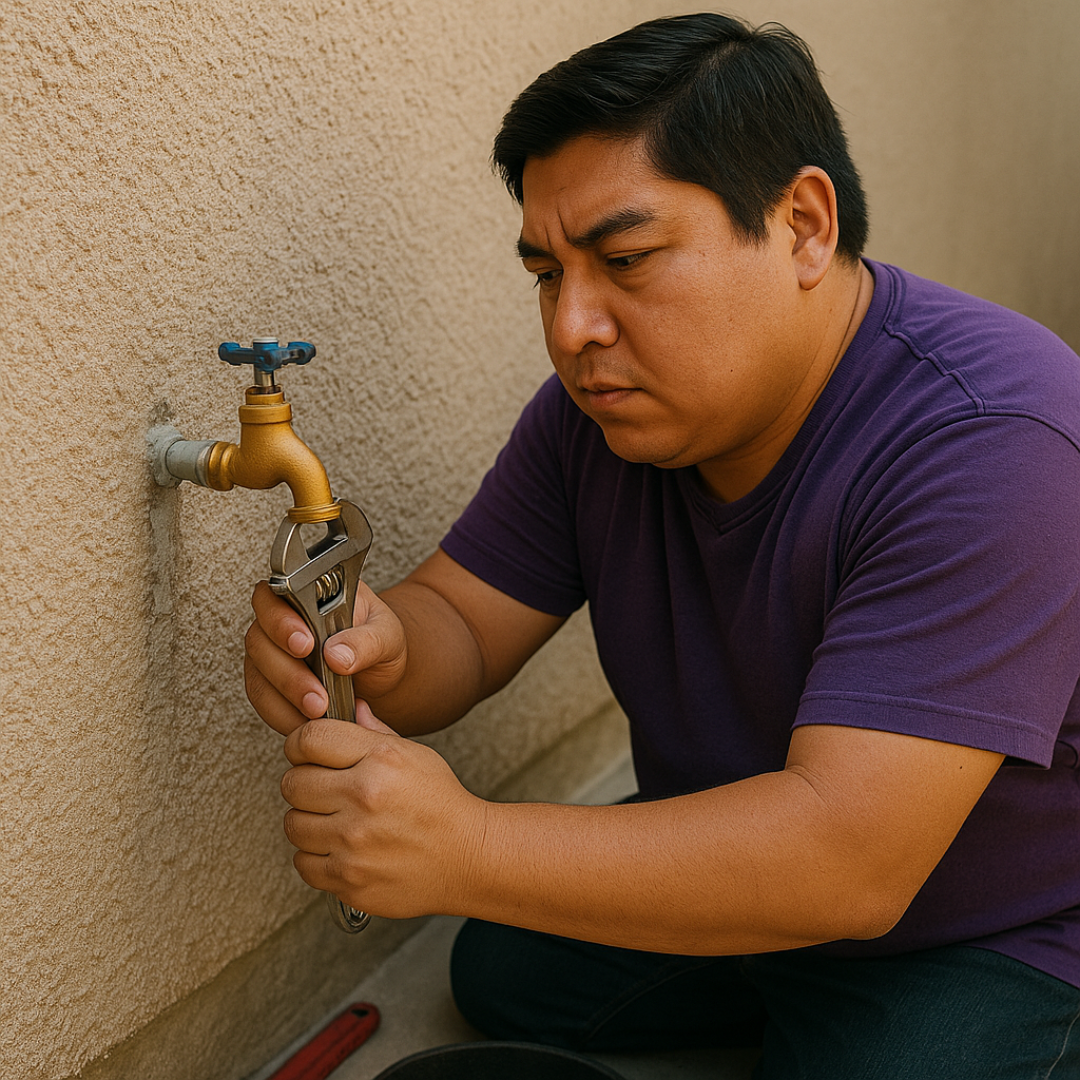 Instalación de Llave de Jardín