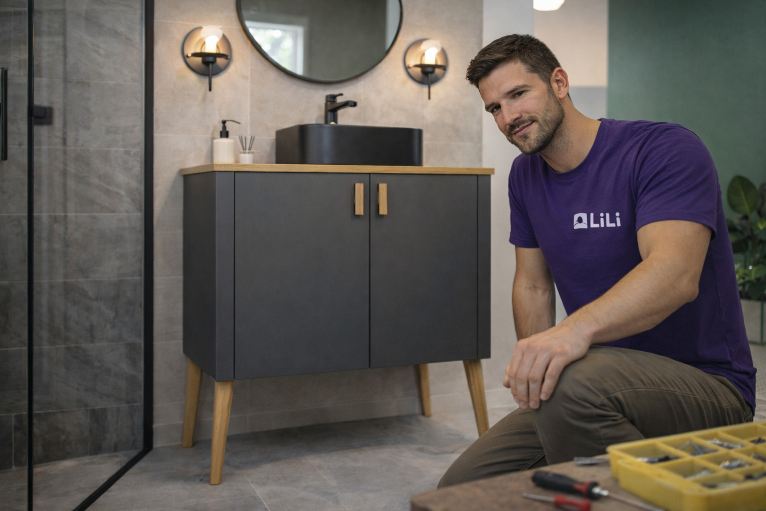 Armado de Vanitorio de Pie