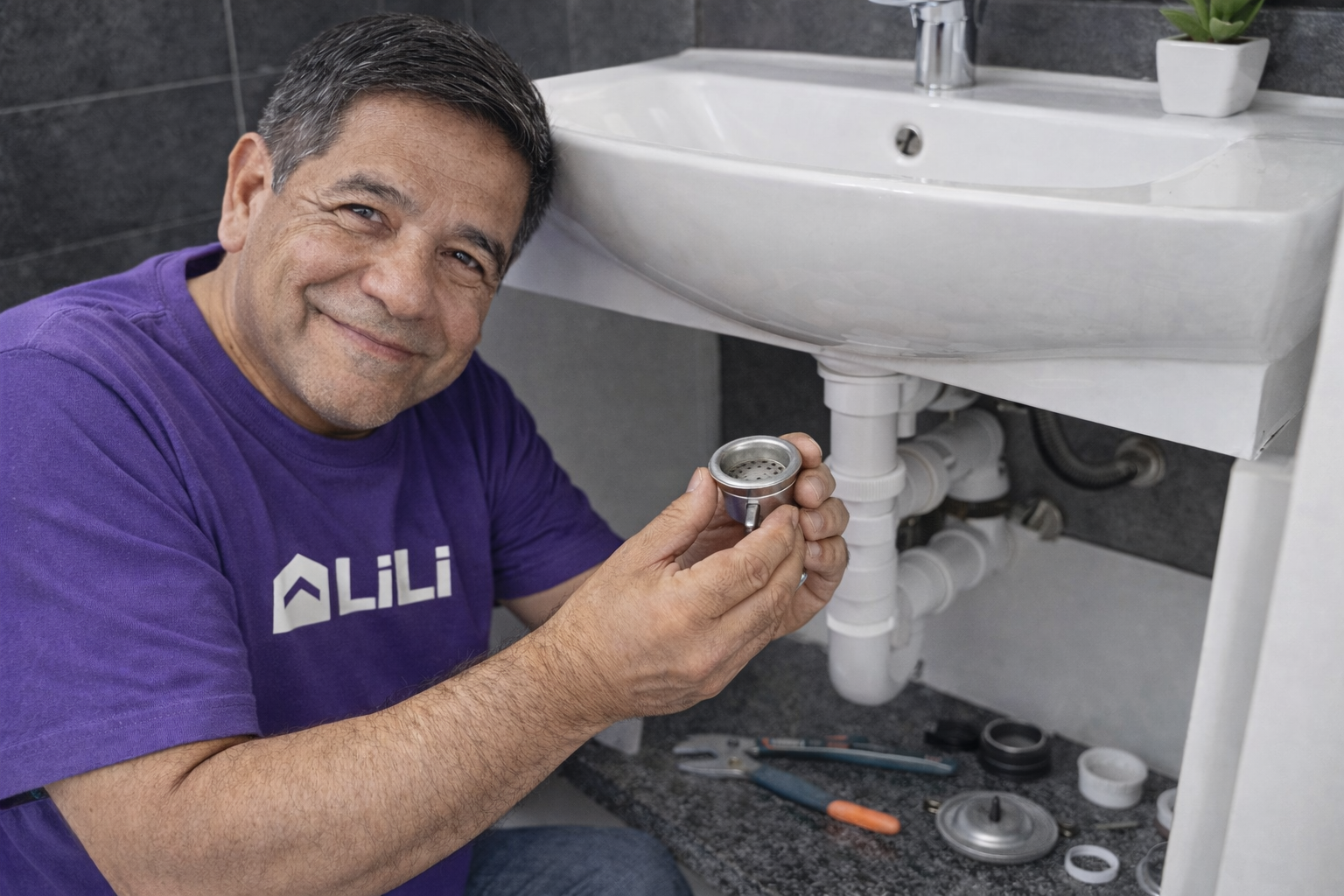 Cambio de Desagüe de Lavamanos (válvula/canastillo)