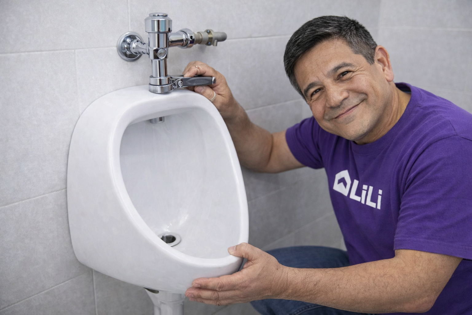 Instalación de Urinario Colgante