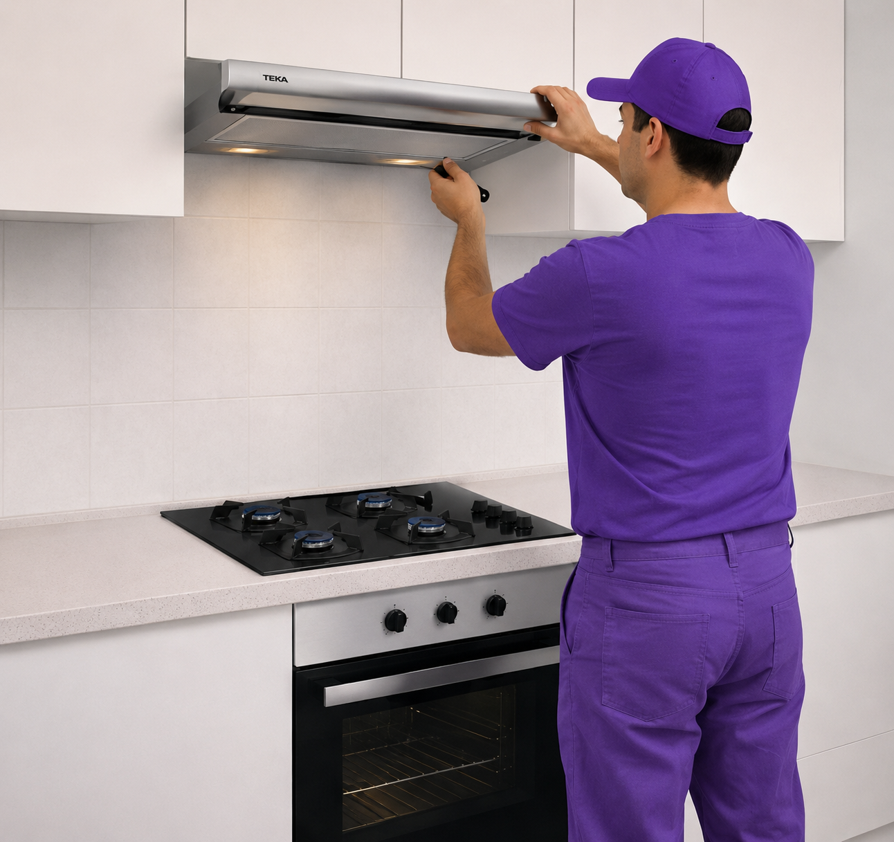 Instalación Kit Encimera, Horno y Campana